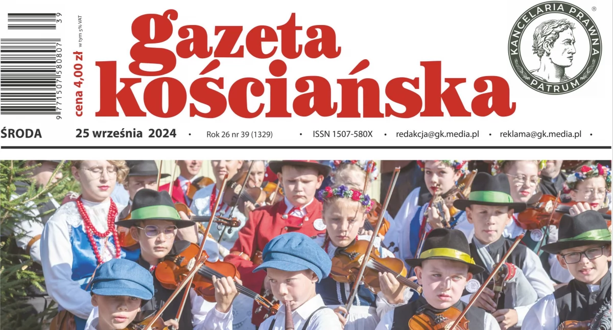 Zdjęcie przedstawia okładkę Gazety Kościańskiej nr 1329