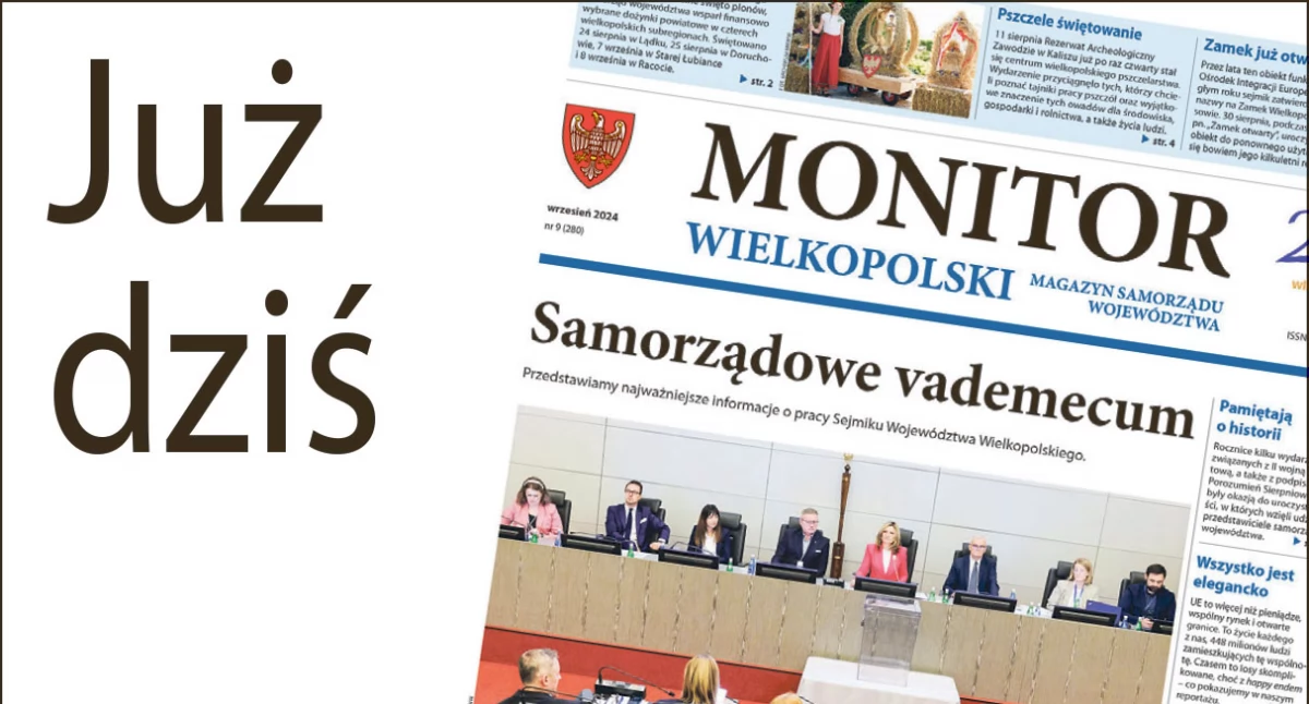 Zdjęcie przedstawia okładkę wrześniowego Monitora Wielkopolskiego