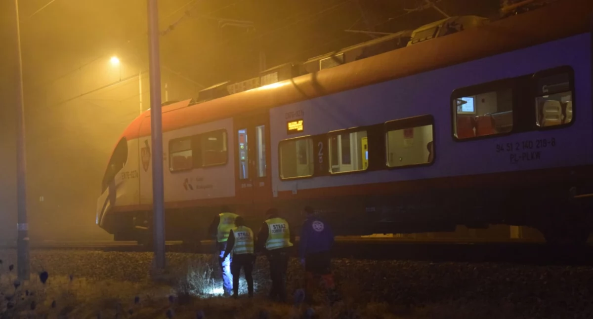 Zdjęcie przedstawia pociąg