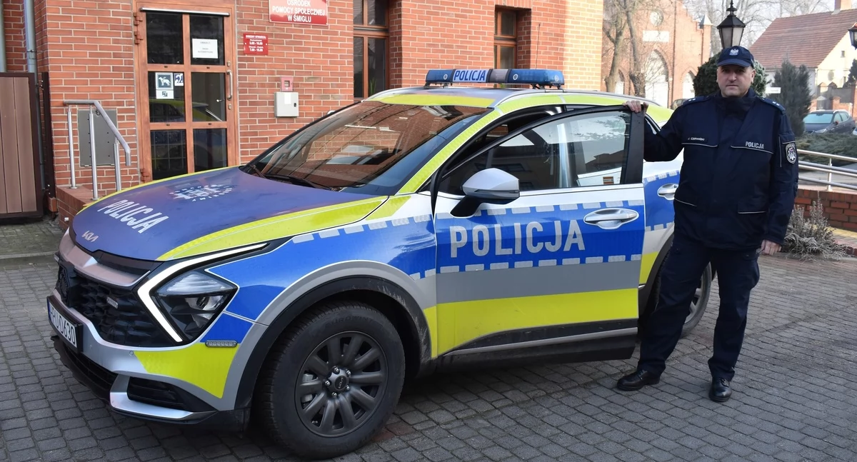 Nowy radiowóz Posterunku Policji w Śmiglu
