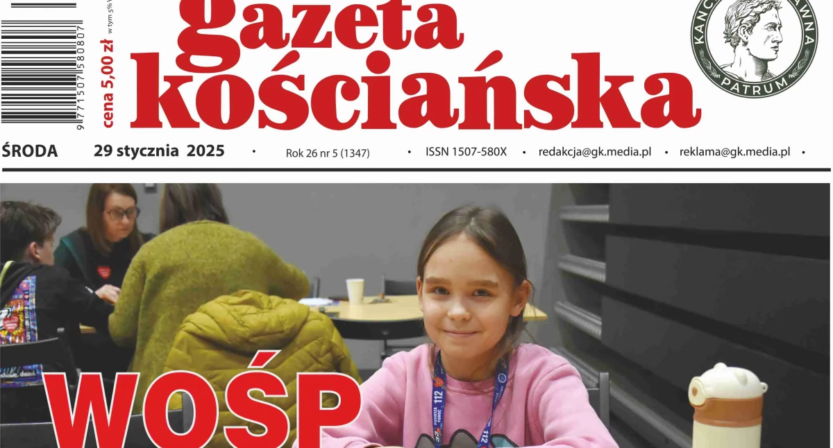 Zdjęcie przedstawia okładkę Gazety Kościańskiej nr 1347
