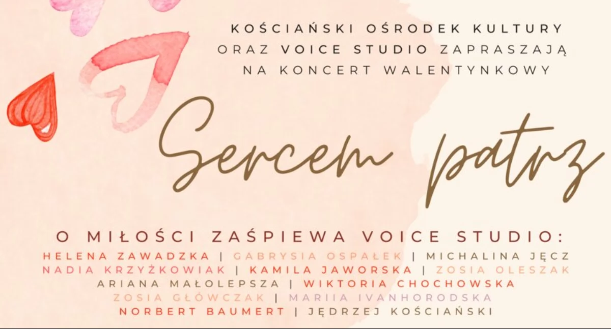Zapowiedzi, Koncert walentynkowy wtorek - zdjęcie, fotografia
