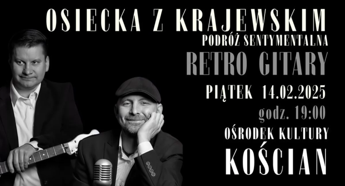 Zapowiedzi, Koncert Osiecka Krajewskim Walentynki - zdjęcie, fotografia