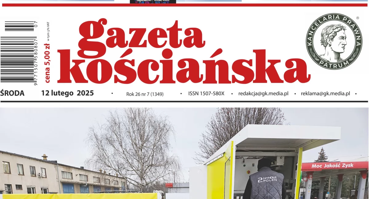 Prasa, numer Gazety Kościańskiej lutego - zdjęcie, fotografia