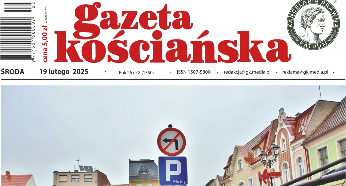 Prasa, numer Gazety Kościańskiej lutego - zdjęcie, fotografia