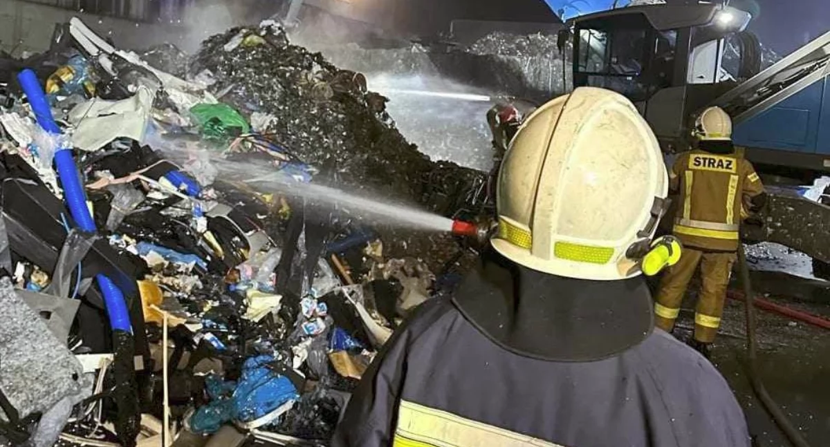 Pożary, Pożar Przysiece aktualizacja - zdjęcie, fotografia