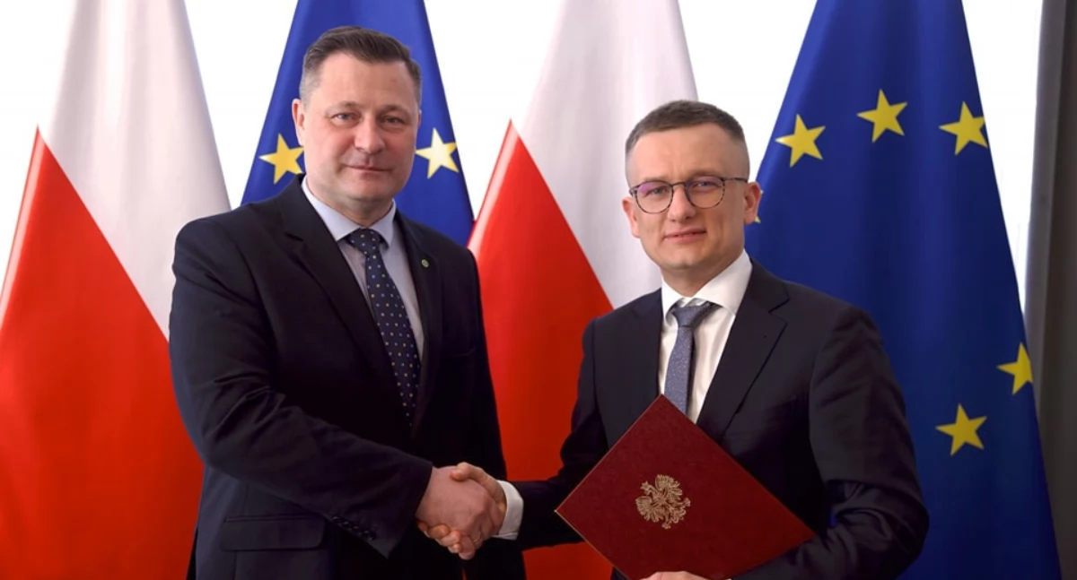 Minister Paszyk i Bartosz Kobus