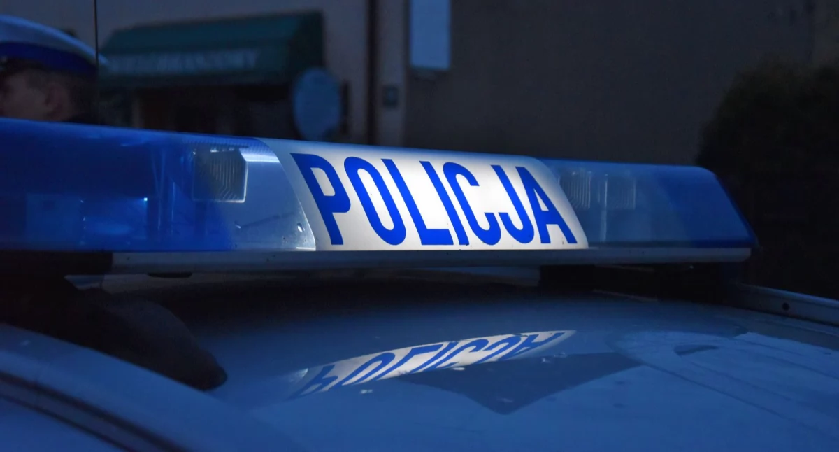 Zdjęcie przedstawia radiowóz