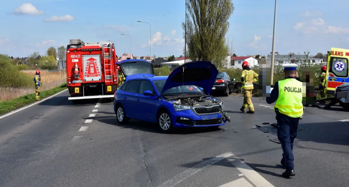 Kolizja na obwodnicy Kościana, 14 kwietnia 2025