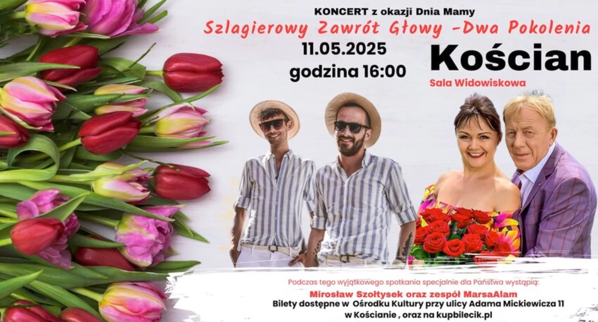 Zapowiedzi, Szlagierowy Zawrót Głowy wkrótce Kościanie Konkurs biletami wygrania! - zdjęcie, fotografia