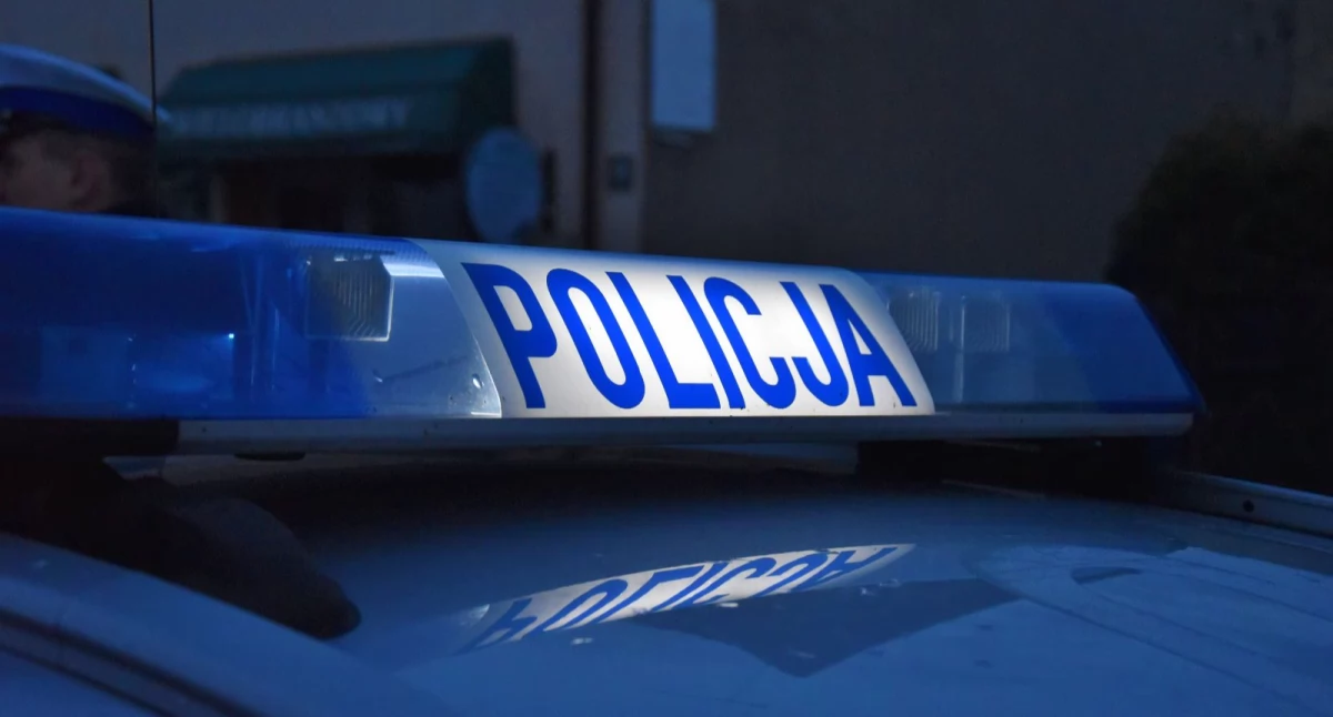 Zdjęcie przedstawia radiowóz