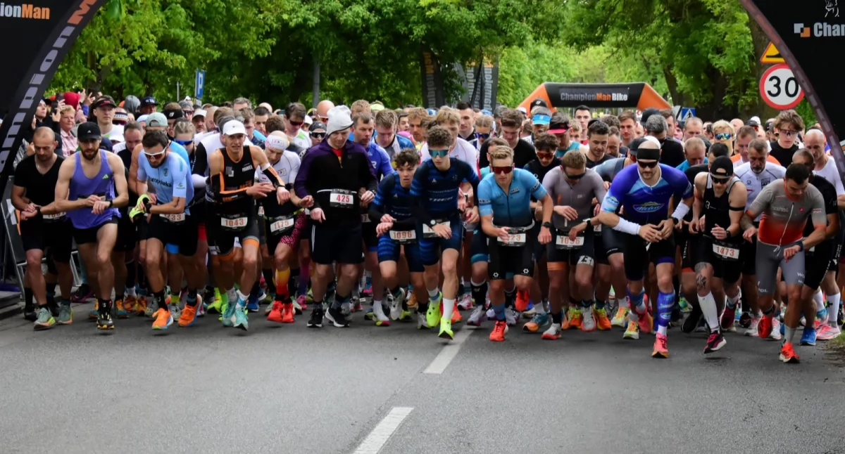 Triathlon, Duathlon, Pływanie, ChampionMan Duathlon Czempiniu! [ZDJĘCIA] - zdjęcie, fotografia