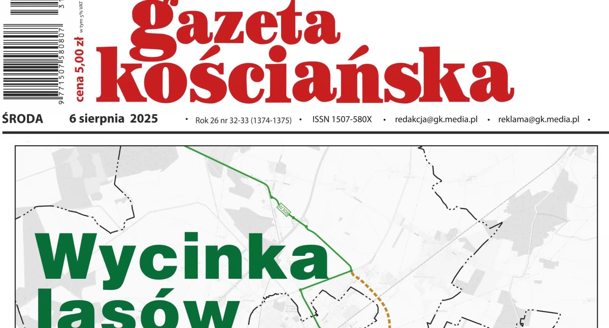 Prasa, numer Gazety Kościańskiej sierpnia - zdjęcie, fotografia