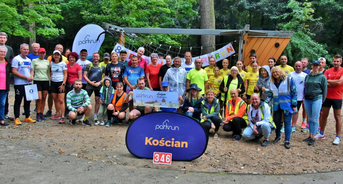 Biegi, Nordic Walking, Parkrun Kościanie [ZDJĘCIA] - zdjęcie, fotografia