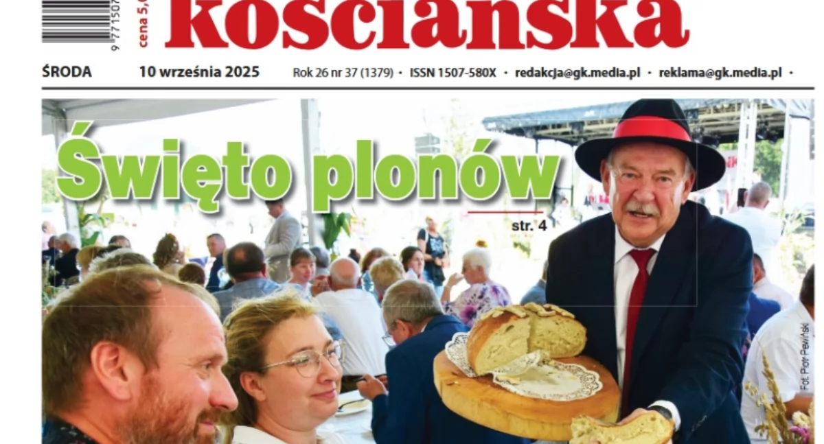 Prasa, numer Gazety Kościańskiej września - zdjęcie, fotografia