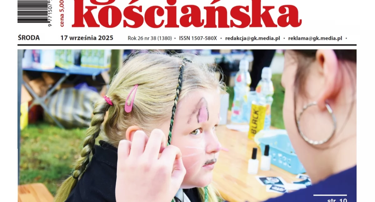 Prasa, numer Gazety Kościańskiej września - zdjęcie, fotografia