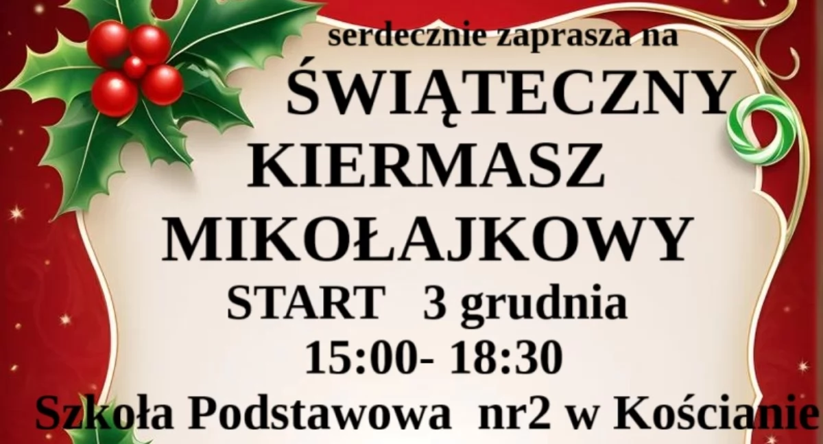 Sprawy lokalne, Świąteczny Kiermasz Mikołajkowy dwójce środę! - zdjęcie, fotografia
