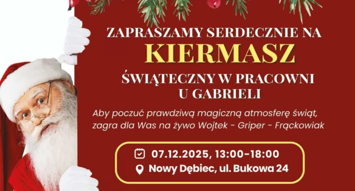 Zapowiedzi, Kiermasz świąteczny Nowym Dęcu [ZAPOWIEDŹ] - zdjęcie, fotografia