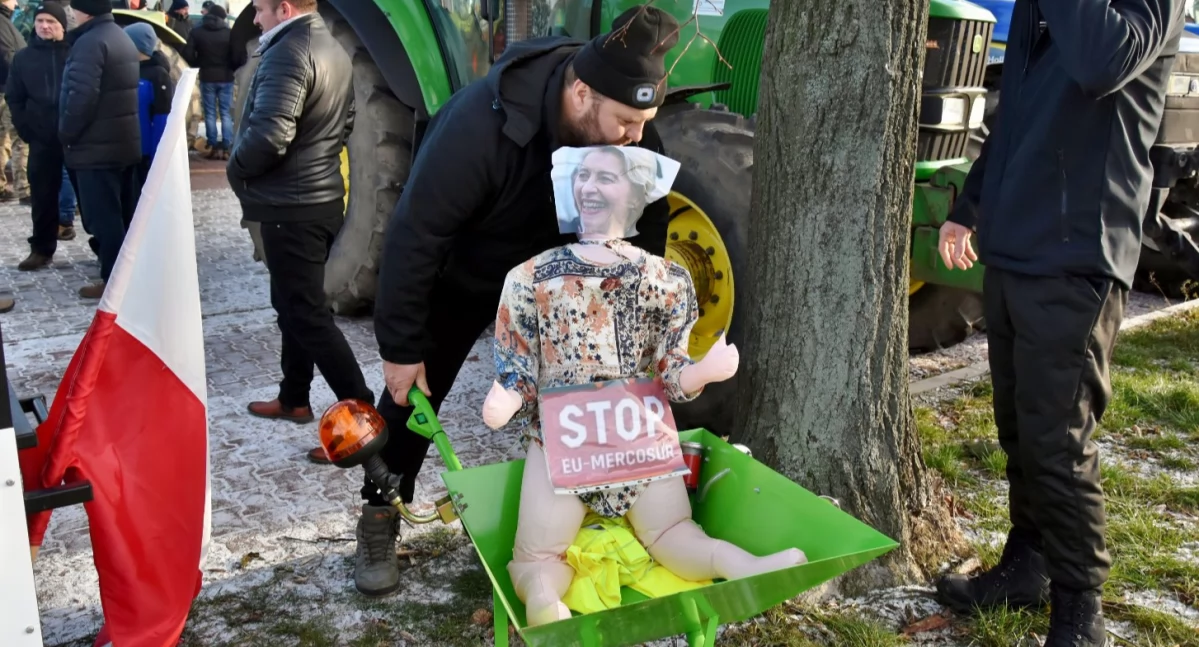 Sprawy lokalne, Protest przeciw umowie Mercosur Jerce [ZDJĘCIA] - zdjęcie, fotografia