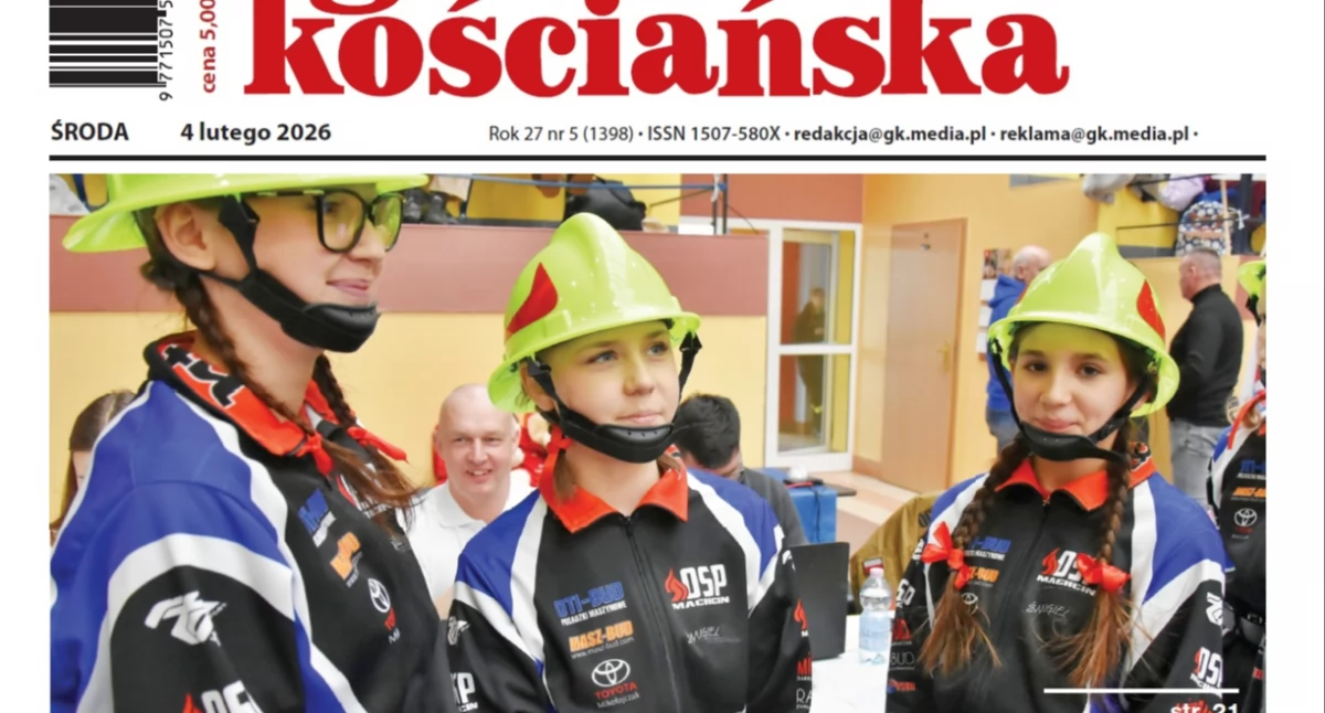 Prasa, numer Gazety Kościańskiej lutego - zdjęcie, fotografia