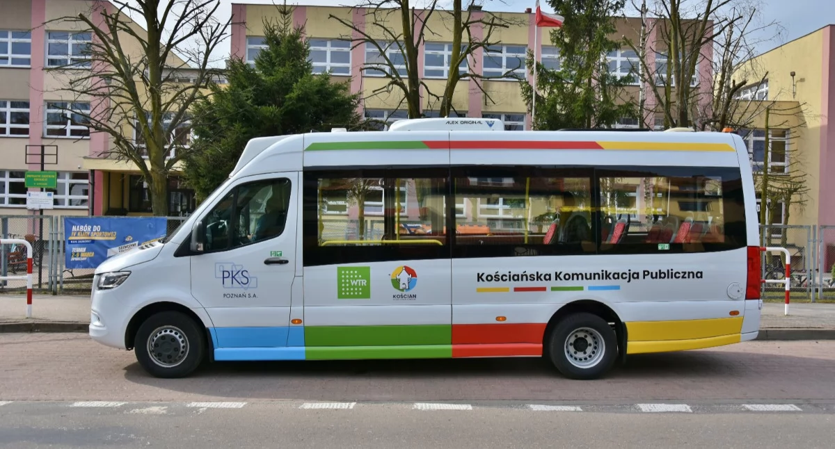Sprawy lokalne, Próbny przejazd komunikacji miejskiej Kościanie [ZDJĘCIA] - zdjęcie, fotografia