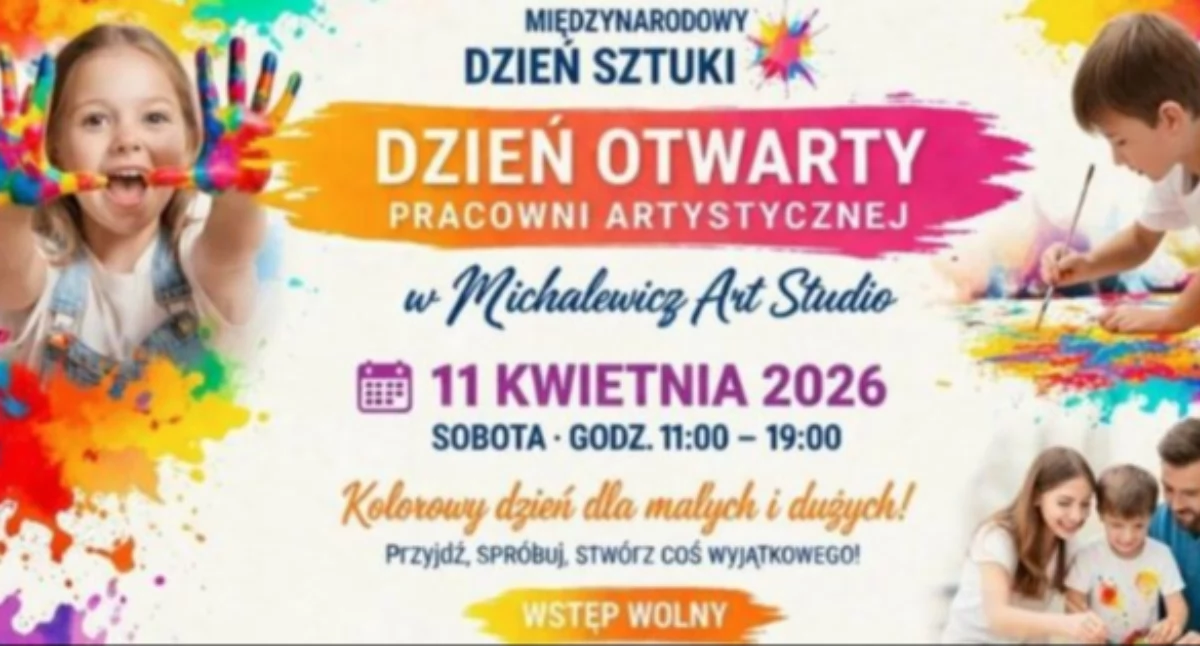 Zapowiedzi, Dzień otwarty pracowni artystycznej okazji Międzynarodowego Sztuki - zdjęcie, fotografia
