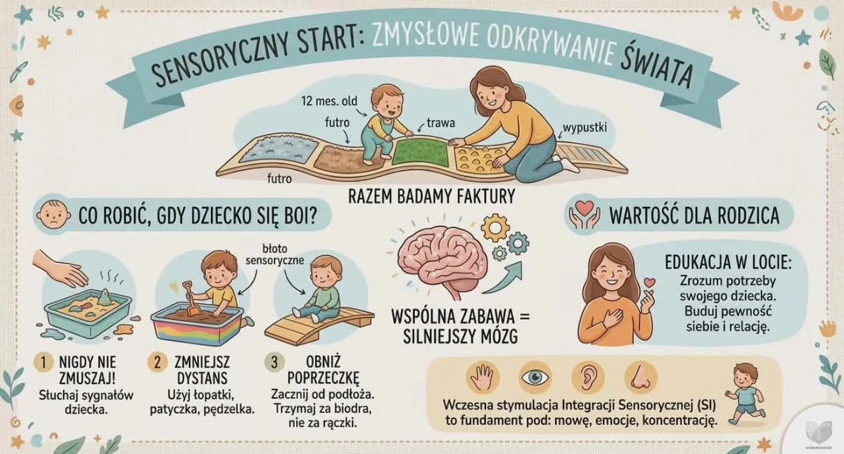 Szpitale i zdrowie, Sensoryczny start miesiąca życia rozwój zaczyna zmysłów! - zdjęcie, fotografia
