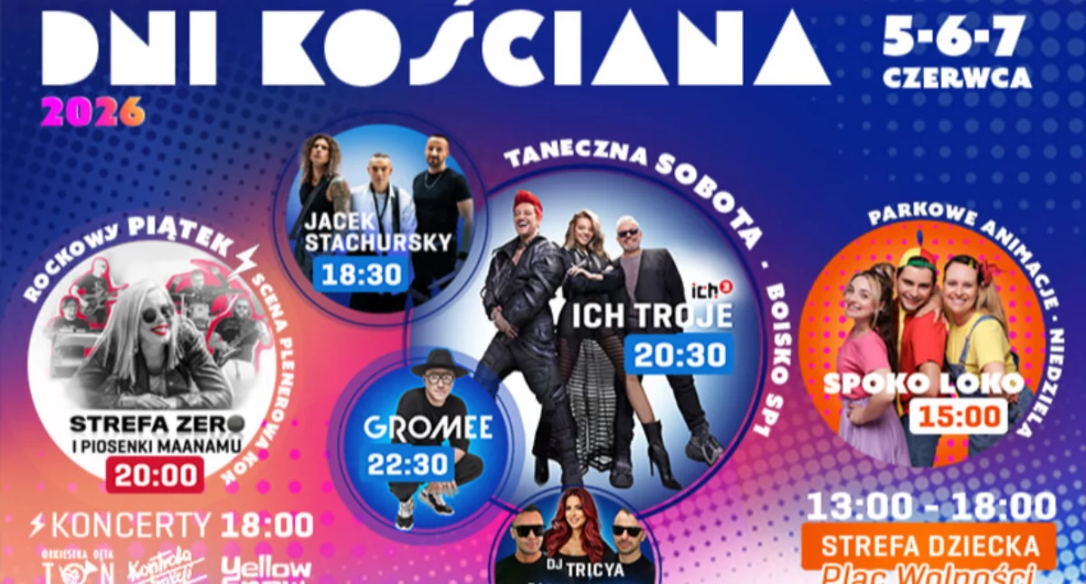 Zapowiedzi, Kościana program! - zdjęcie, fotografia