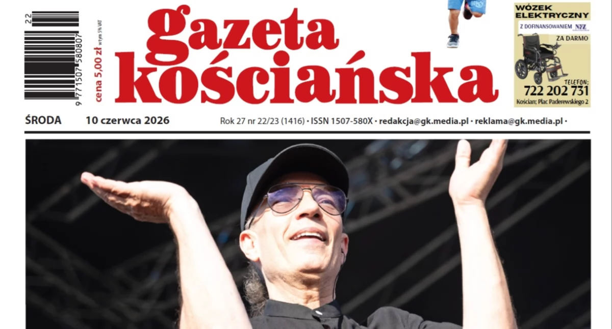 Prasa, numer Gazety Kościańskiej czerwca - zdjęcie, fotografia