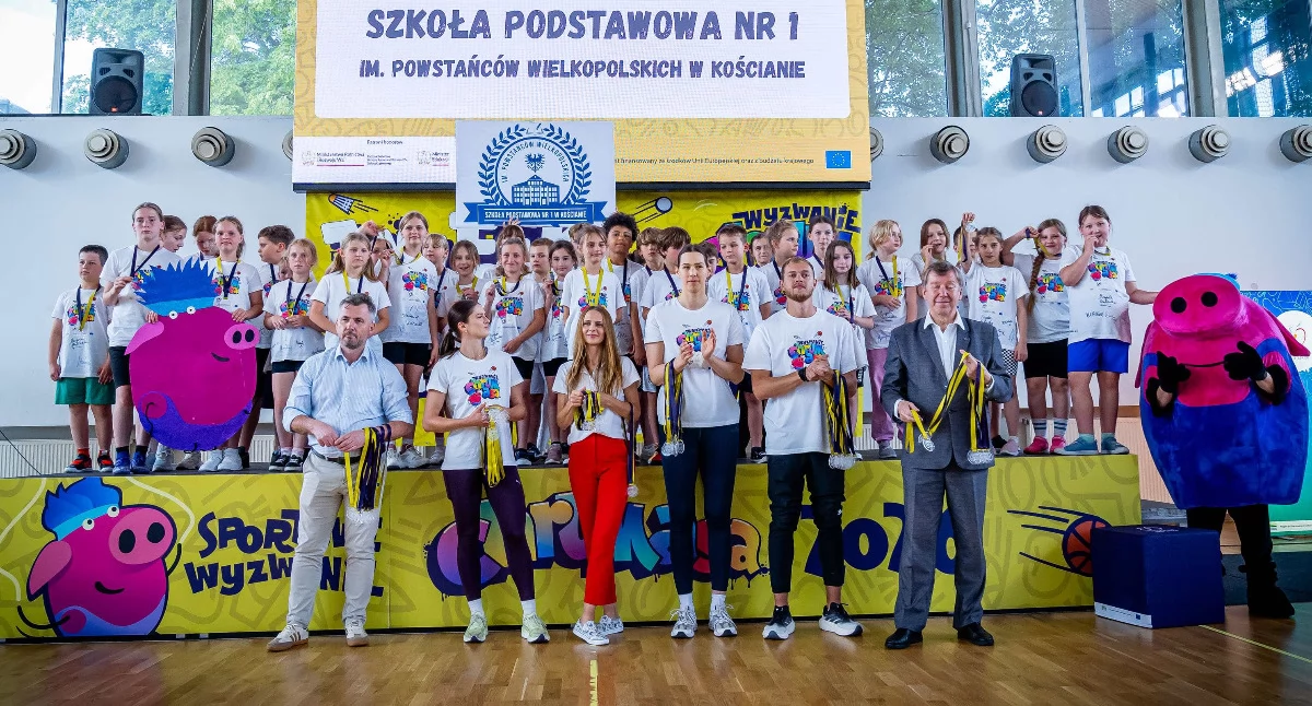 Szkoły, edukacja i nauka, Sukces uczniów Szkoły Podstawowej Kościanie konkursie „Sportowe Wyzwanie Chrumasa”! - zdjęcie, fotografia