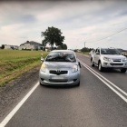 Rowerzysta wjechał pod samochód, Czempiń Głuchowo (2)