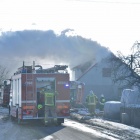 Pożar domu w Starej Przysiece Pierwszej