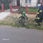 Motorowerem w tył osobówki, 25 czerwca 2024 (KPP) (2)