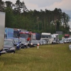Pożar samochodu na S5 (2)