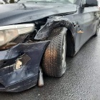 Zderzenie podczas wyprzedzania na drodze Jerka Krzywiń (2)