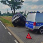 Nie trafił w zjazd