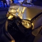 Uderzył w zaparkowany samochód (1)