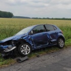 Wypadek na drodze Turew Rogaczewo (1)