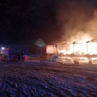 Pożar w stadninie Piotrkowice