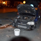Wjechał w banery wyborcze, 31 marca 2024 (1)