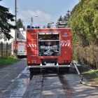 Pożar domu w Czempiniu