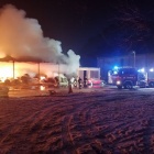 Pożar w stadninie Piotrkowice (2)