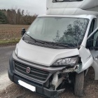Wjechał w ogrodzenie, Zbęchy Pole, 28 grudnia 2023 (1)