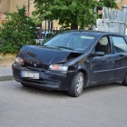 Zderzenie trzech aut na Surzyńskiego (1)