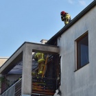 Pożar mieszkania w Czempiniu (1)
