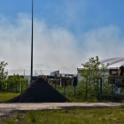 Pożar na wysypisku w Piotrowie Pierwszym (1)