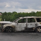 Pożar samochodu na S5 (5)