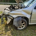 Wjechał w barierki na S5