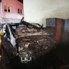 Spłonęły dwa samochody na Ducha (2)