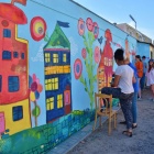 Mural uczestników WTZ na os. Jagiellońskim